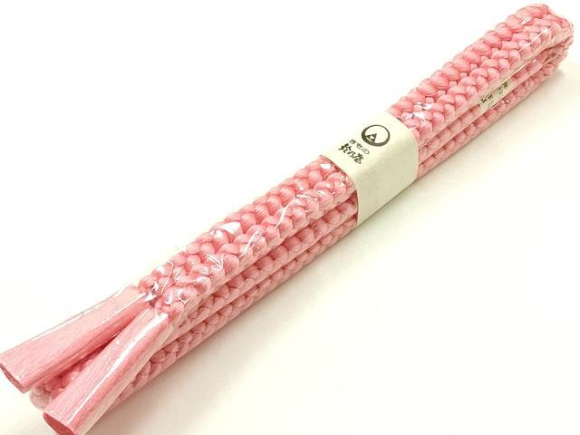 平和屋着物●和装小物　帯締め・帯揚げセット　丸組　総絞り　鈴乃屋扱い　正絹　逸品　未使用　AABL1895ay