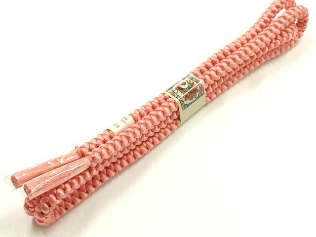 平和屋着物●和装小物　帯締め・帯揚げセット　丸組　中抜き絞り　正絹　逸品　未使用　AABL1896ay