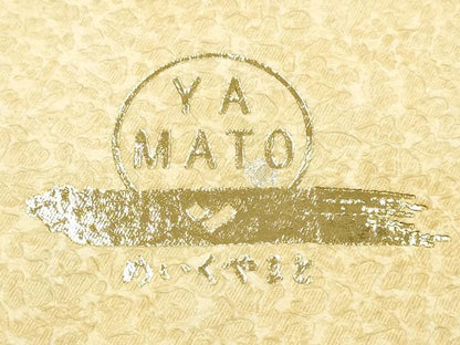 平和屋着物●和装小物　帯締め・帯揚げセット　丸組　霞文　金糸　金通し地　めいくやまと　正絹　逸品　未使用　AABL1897ay