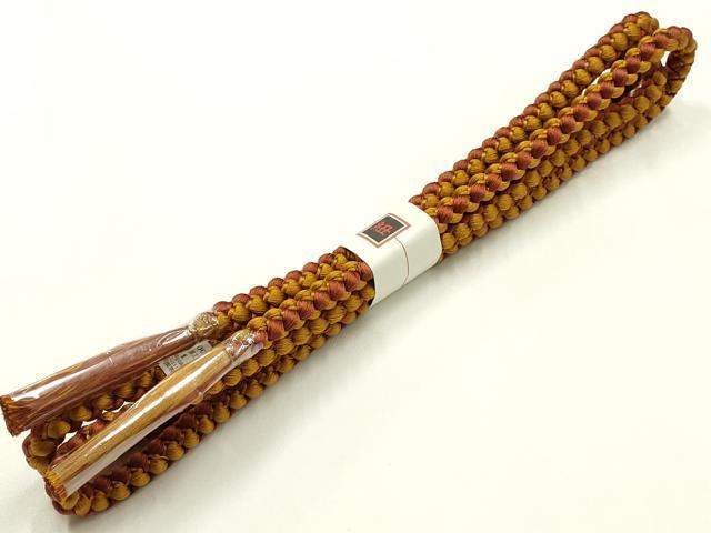 平和屋着物●和装小物　帯締め・帯揚げセット　丸組　市松模様　正絹　逸品　未使用　AABL1898ay