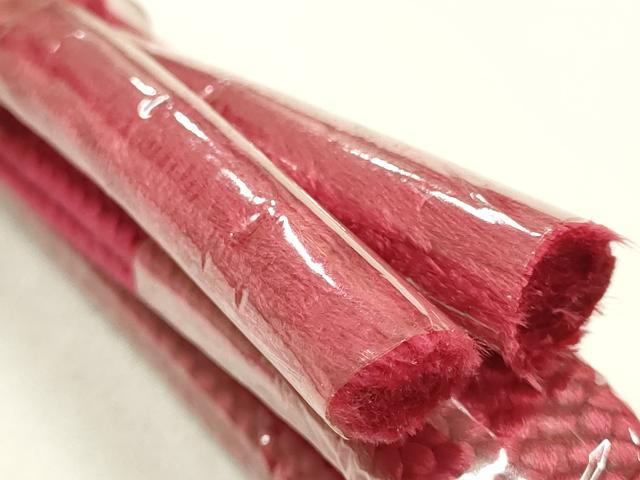 平和屋着物●和装小物　帯締め・帯揚げセット　平組　柄絞り　菊　あい美苑　正絹　逸品　未使用　AABL1906ay