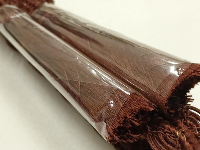 平和屋着物＊夏物　和装小物　帯締め・帯揚げセット　レース組　市松模様　大小霰　金糸　逸品　未使用　AABL1909ay