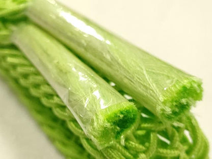 平和屋着物＊夏物　和装小物　帯締め・帯揚げセット　レース組　霞芝草花地紋　逸品　未使用　AABL1910ay