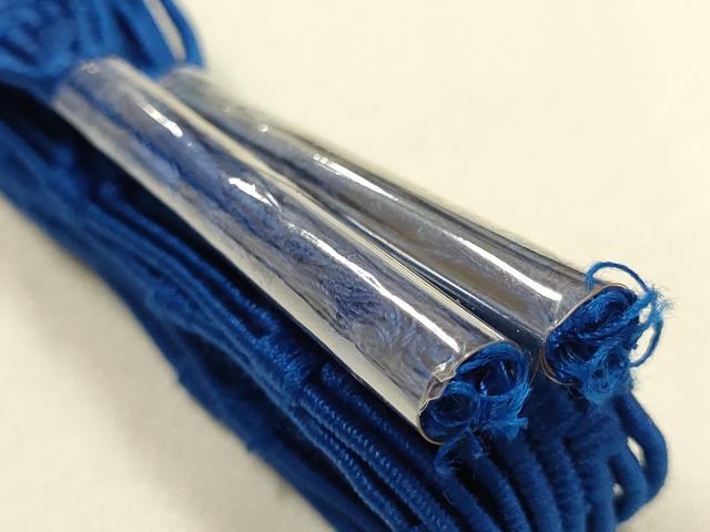平和屋着物＊夏物　和装小物　帯締め・帯揚げセット　レース組　芝草花地紋　逸品　未使用　AABL1911ay