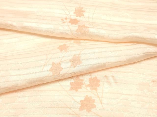 平和屋着物＊夏物　和装小物　帯締め・帯揚げセット　レース組　草花文　金糸　正絹　逸品　未使用　AABL1913ay