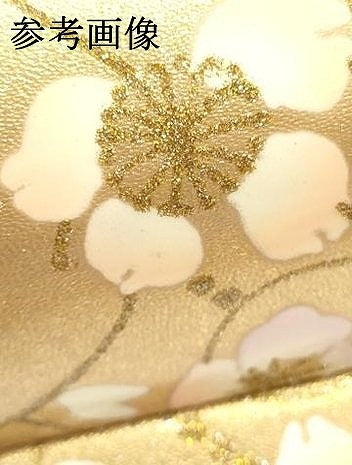 平和屋着物▼和装小物　和装バッグ　振袖用　花柄　金彩　暈し　逸品　AABL1937ay