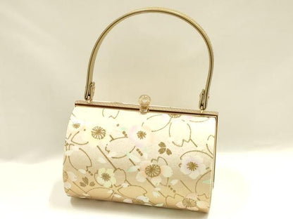 平和屋着物▼和装小物　和装バッグ　振袖用　花柄　金彩　暈し　逸品　AABL1937ay