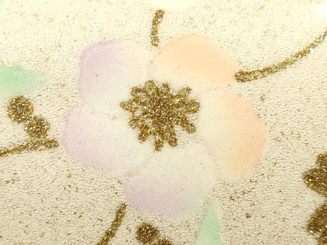 平和屋着物▼和装小物　和装バッグ　振袖用　花柄　金彩　暈し　逸品　AABL1937ay