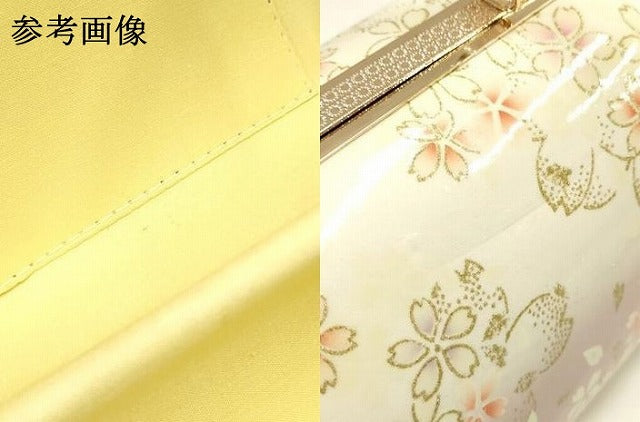平和屋着物▼和装小物　和装バッグ　振袖用　ハンドバッグ　花柄　金彩　暈し　逸品　AABL1938ay