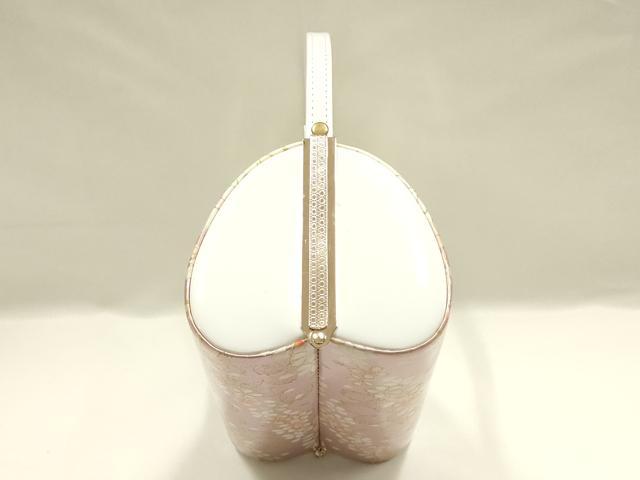 平和屋着物▼和装小物　和装バッグ　振袖用　ハンドバッグ　花柄　金彩　暈し　逸品　AABL1938ay