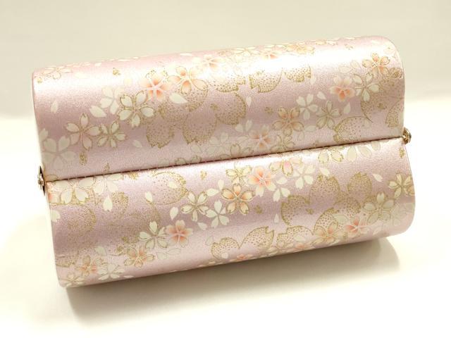 平和屋着物▼和装小物　和装バッグ　振袖用　ハンドバッグ　花柄　金彩　暈し　逸品　AABL1938ay