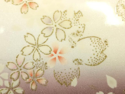 平和屋着物▼和装小物　和装バッグ　振袖用　ハンドバッグ　花柄　金彩　暈し　逸品　AABL1938ay