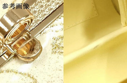 平和屋着物▼和装小物　和装バッグ　振袖用　ハンドバッグ　花柄　金銀彩　暈し　逸品　AABL1940ay