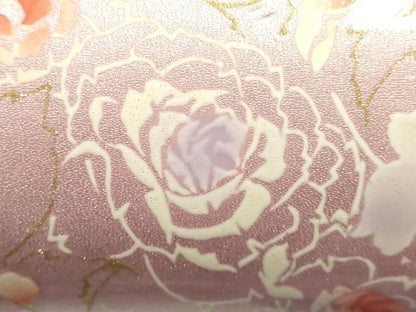平和屋着物▼和装小物　和装バッグ　振袖用　ハンドバッグ　花柄　金糸　暈し　逸品　AABL1941ay