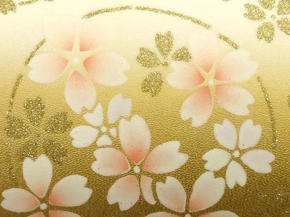 平和屋着物▼和装小物　和装バッグ　振袖用　ハンドバッグ　花柄　金彩　暈し　逸品　AABL1943ay