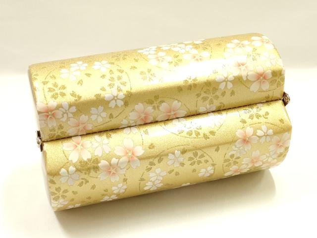 平和屋着物▼和装小物　和装バッグ　振袖用　ハンドバッグ　花柄　金彩　暈し　逸品　AABL1944ay