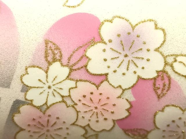 平和屋着物▼和装小物　和装バッグ　振袖用　ハンドバッグ　花柄　金彩　逸品　AABL1946ay