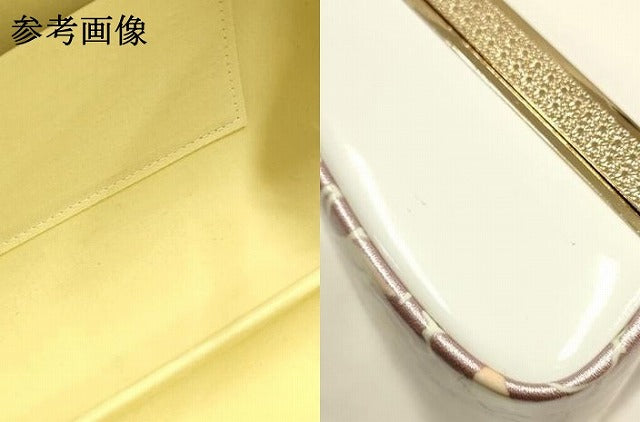 平和屋着物▼和装小物　和装バッグ　振袖用　ハンドバッグ　花柄　金彩　暈し　逸品　AABL1949ay