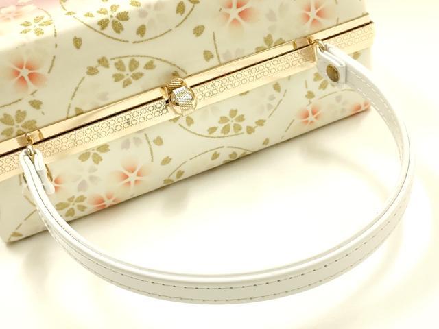 平和屋着物▼和装小物　和装バッグ　振袖用　ハンドバッグ　花柄　金彩　暈し　逸品　AABL1958ay