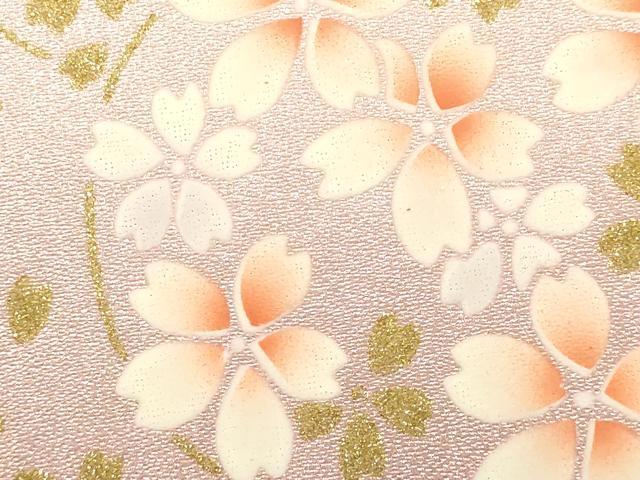 平和屋着物▼和装小物　和装バッグ　振袖用　ハンドバッグ　花柄　金彩　暈し　逸品　AABL1958ay
