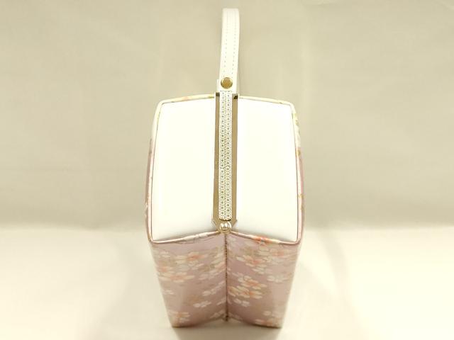 平和屋着物▼和装小物　和装バッグ　振袖用　ハンドバッグ　花柄　金彩　暈し　逸品　AABL1959ay