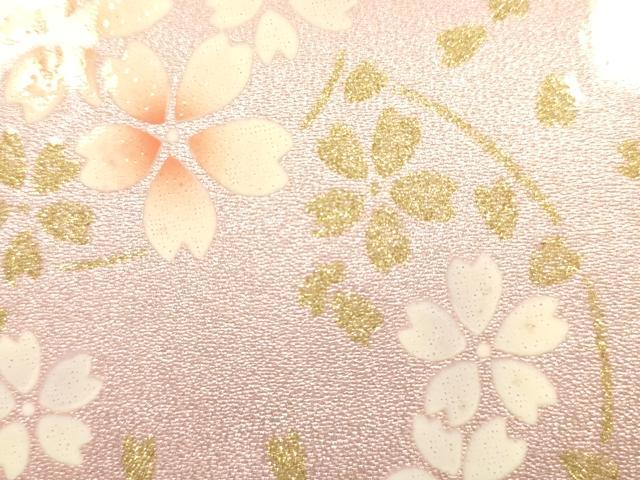 平和屋着物▼和装小物　和装バッグ　振袖用　ハンドバッグ　花柄　金彩　暈し　逸品　AABL1959ay