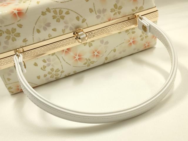 平和屋着物▼和装小物　和装バッグ　振袖用　ハンドバッグ　花柄　金彩　暈し　逸品　AABL1959ay