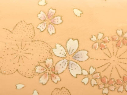平和屋着物▼和装小物　和装バッグ　振袖用　ハンドバッグ　花柄　金彩　暈し　逸品　AABL1960ay