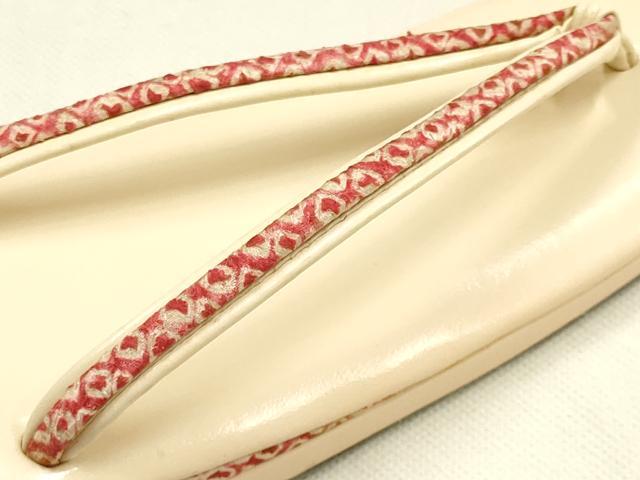 平和屋着物▼和装小物　和装草履　心斎橋 てんぐ　鼻緒:鹿の子　共箱付き　逸品　未使用　AABL1982ay