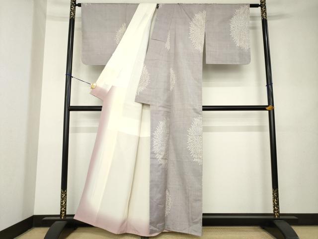 平和屋着物●本場大島紬　9マルキ　花火　正絹　逸品　AABL2001ck