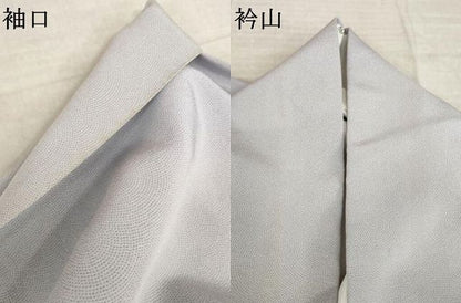 平和屋着物●江戸小紋　訪問着　鮫小紋柄　暈し染め　正絹　逸品　AABL2002ck