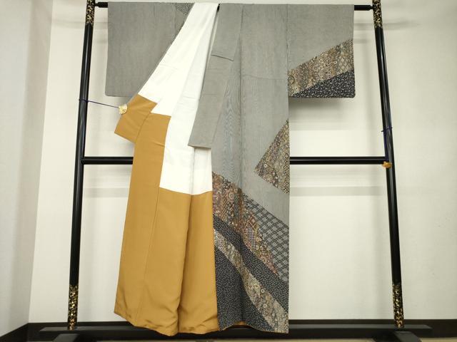平和屋着物●二代目更甚　江戸更紗　訪問着　更紗花文　正絹　逸品　AABL2011ck