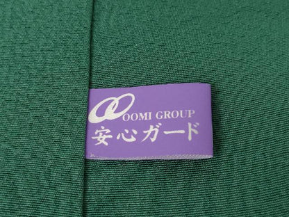 平和屋着物●訪問着　作家物　玩具花文　黒地　丹後ちりめん　反端付き　ロング丈　正絹　逸品　未使用　AABL2016ck