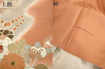 平和屋着物●創業460年・千總　訪問着　道長吉祥文　暈し染め　金彩　高島屋扱い　正絹　逸品　AABL2033ck