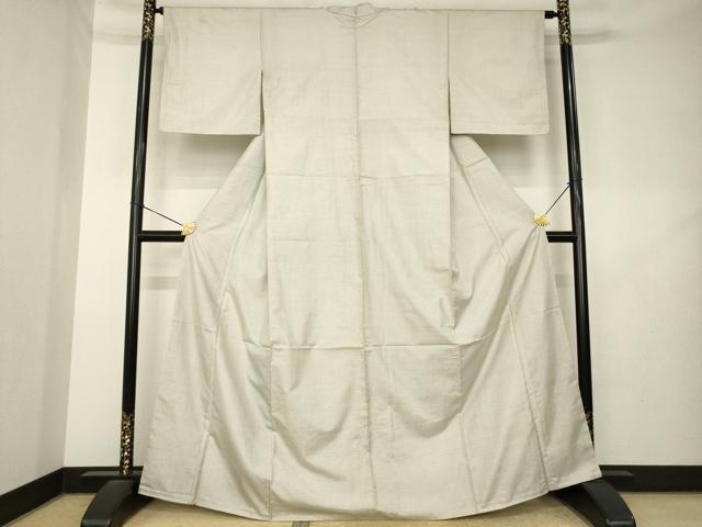 平和屋着物●本場大島紬　白大島　100亀甲　総詰め　正絹　逸品　AABL2036ck