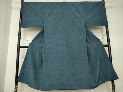 平和屋着物●男性　紬　霞文　正絹　逸品　AABL2038ck