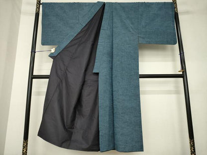 平和屋着物●男性　紬　霞文　正絹　逸品　AABL2038ck