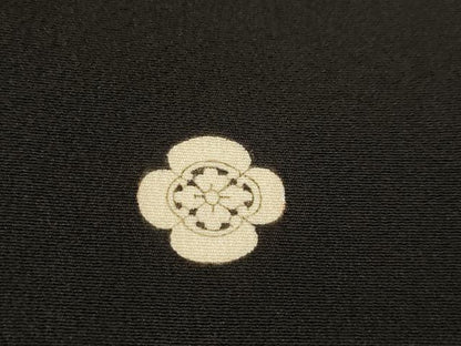 平和屋着物●豪華黒留袖　作家物　風景文　金彩　正絹　逸品　AABL2039ck