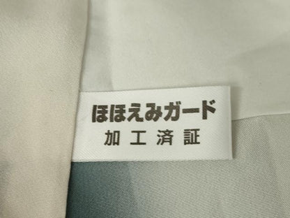 平和屋着物●訪問着　作家物　おかべみつこ　霞文　暈し染め　正絹　逸品　AABL2047ck