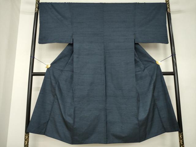 平和屋着物●男性　紬　霞文　正絹　逸品　AABL2052ck