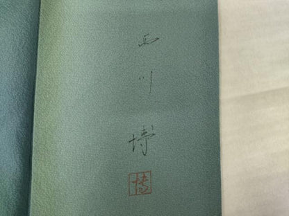 平和屋着物●西川博　小紋　間道　暈し染め　正絹　逸品　AABL2056ck