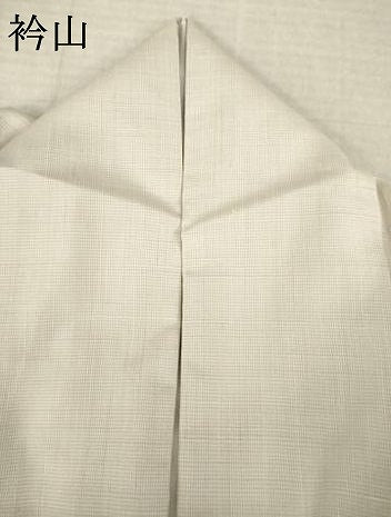 平和屋着物●上質な紬　格子　正絹　逸品　AABL2069ck