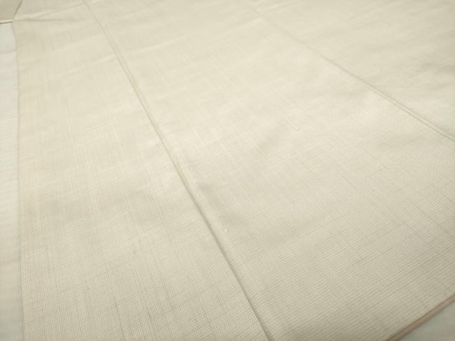 平和屋着物●上質な紬　格子　正絹　逸品　AABL2069ck