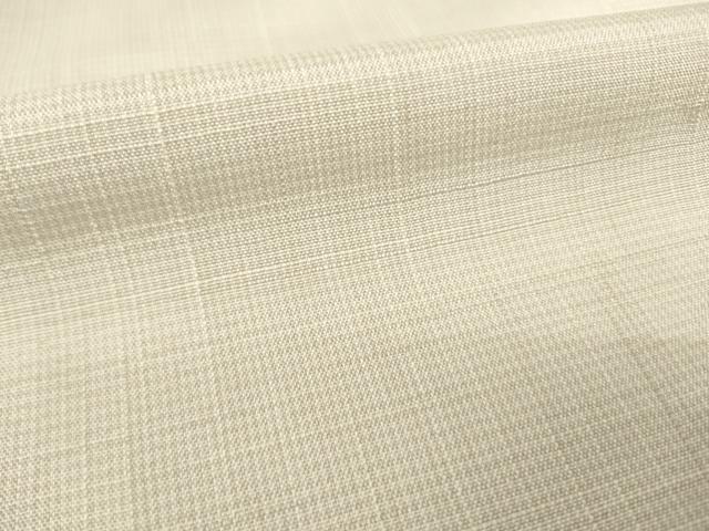 平和屋着物●上質な紬　格子　正絹　逸品　AABL2069ck