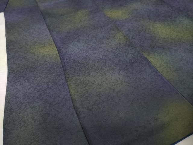 平和屋着物●上質な小紋　霞文　暈し染め　正絹　逸品　AABL2080ck