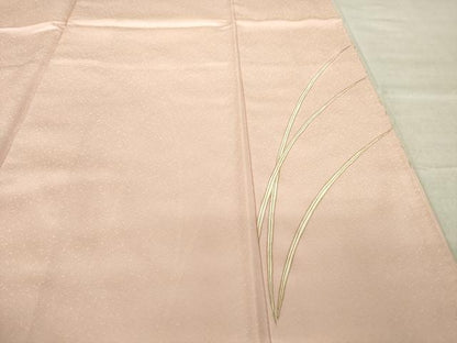 平和屋着物●訪問着　雪輪花文　暈し染め　金彩　正絹　逸品　AABL2092ck