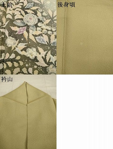 平和屋着物●訪問着　辻が花　舞花文　暈し染め　やまと誂製　正絹　逸品　AABL2093ck