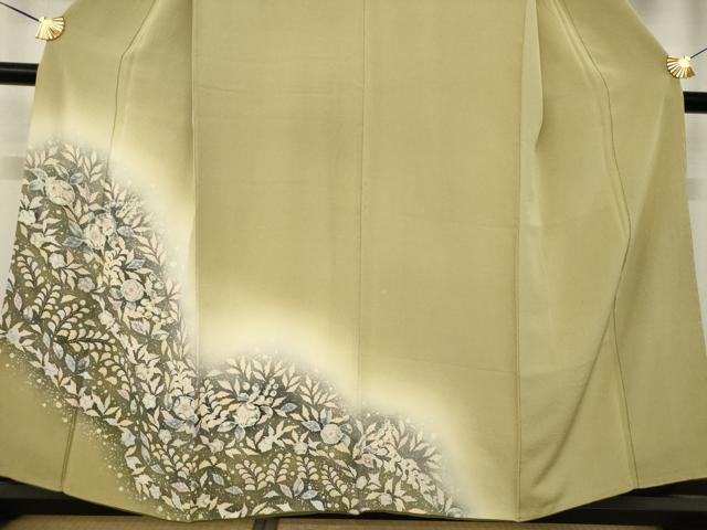 平和屋着物●訪問着　辻が花　舞花文　暈し染め　やまと誂製　正絹　逸品　AABL2093ck