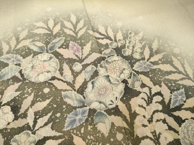 平和屋着物●訪問着　辻が花　舞花文　暈し染め　やまと誂製　正絹　逸品　AABL2093ck