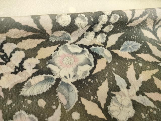 平和屋着物●訪問着　辻が花　舞花文　暈し染め　やまと誂製　正絹　逸品　AABL2093ck